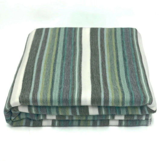 Green Stripe - Alpaca Blanket
