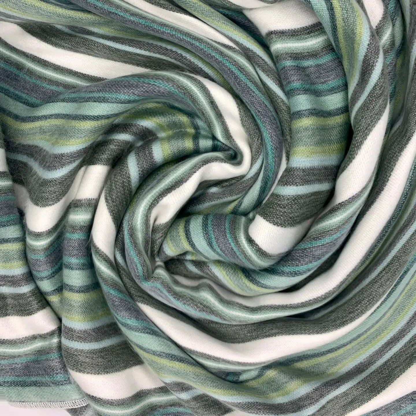 Green Stripe - Alpaca Blanket